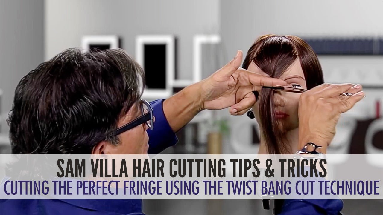 Cutting The Perfect Fringe Using The Twist Bang Cut Technique - Sam Villa