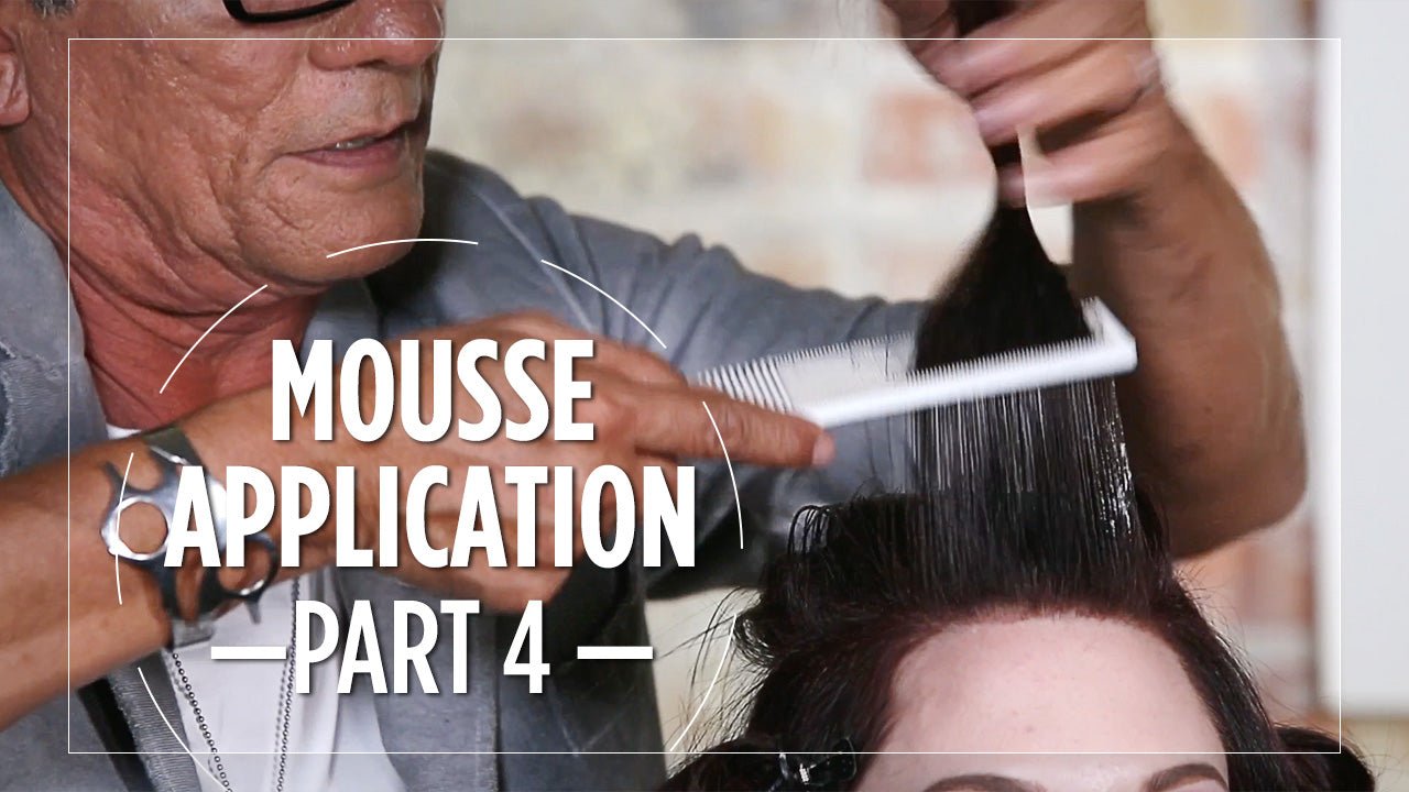 How To Apply Mousse Before Blow Drying - Sam Villa Pro