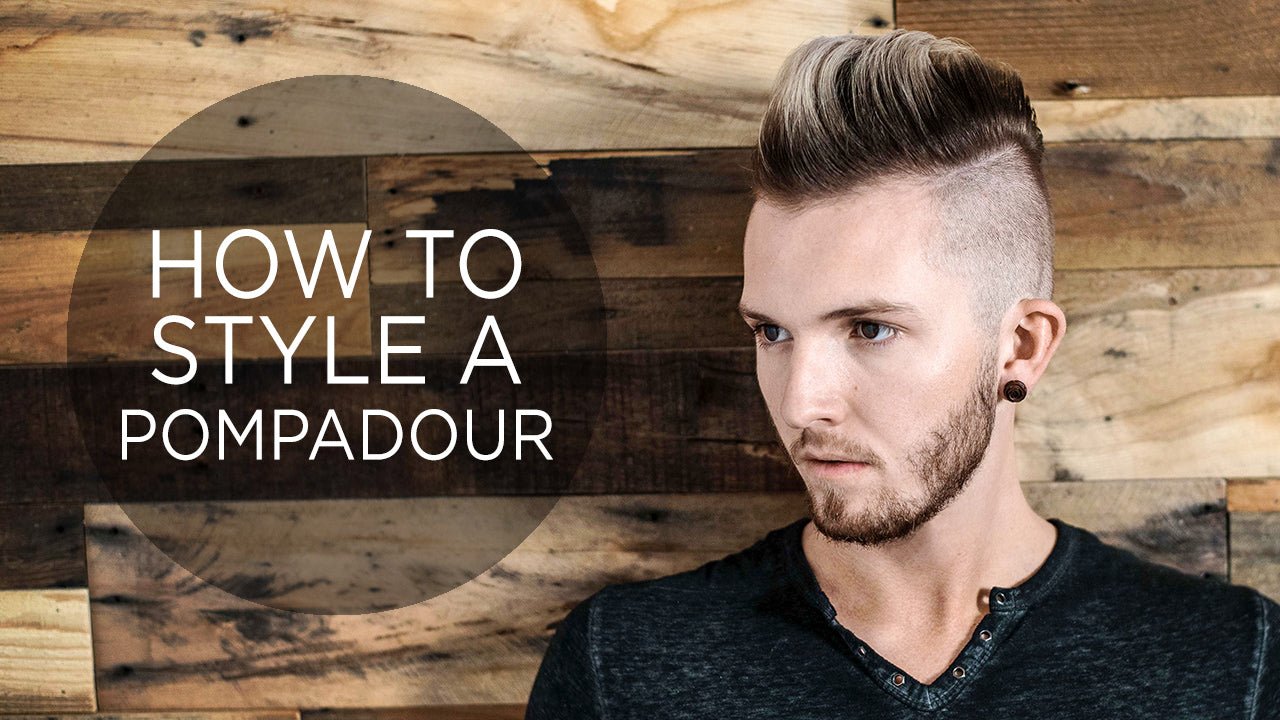 How To Blow Dry and Style a Pompadour - Men's Hairstyle - Sam Villa