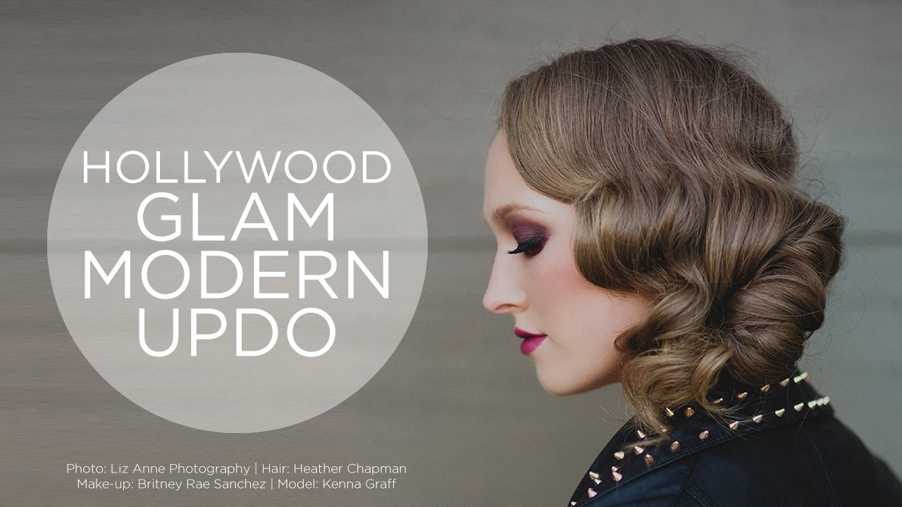 Hollywood Glam Modern Updo Tutorial - Sam Villa