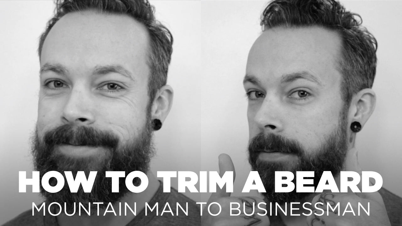 How To Trim a Beard: Mountain Man to Businessman Beard - Sam Villa