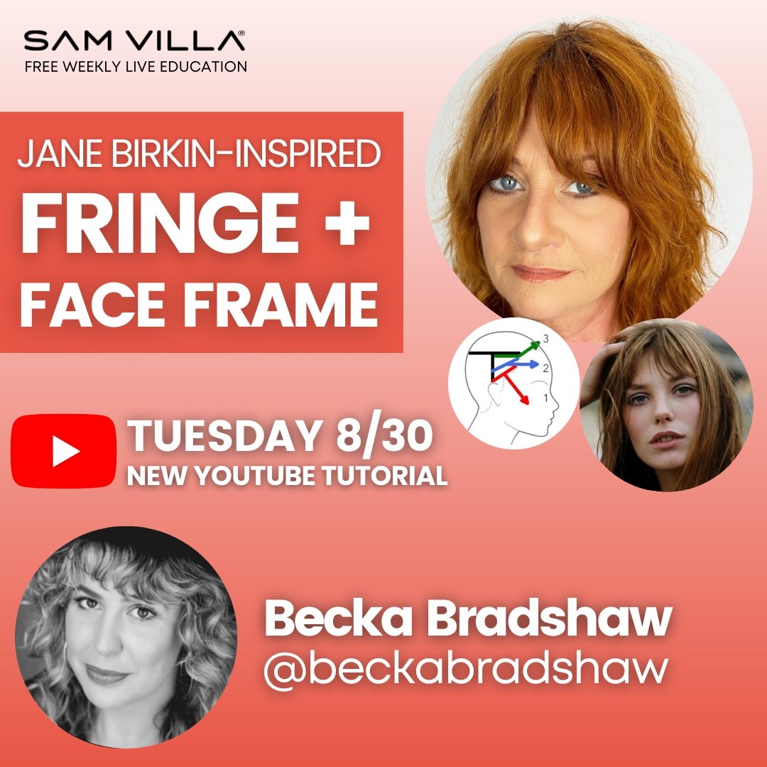 Jane Birkin-Inspired Bang & Face Frame - Sam Villa