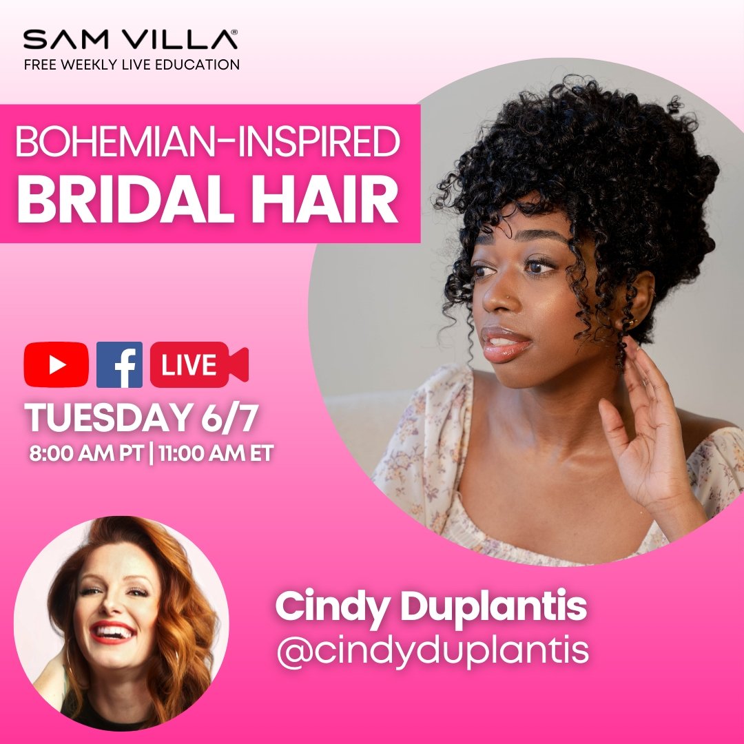 Bohemian-Inspired Bridal Hair - Sam Villa