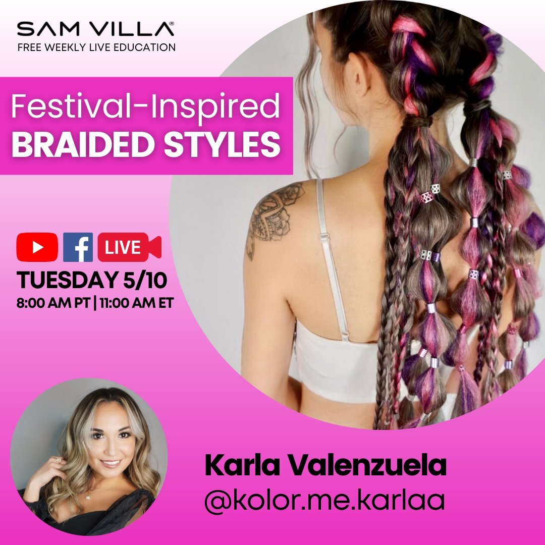 Festival-Inspired Braided Styles - Sam Villa Pro