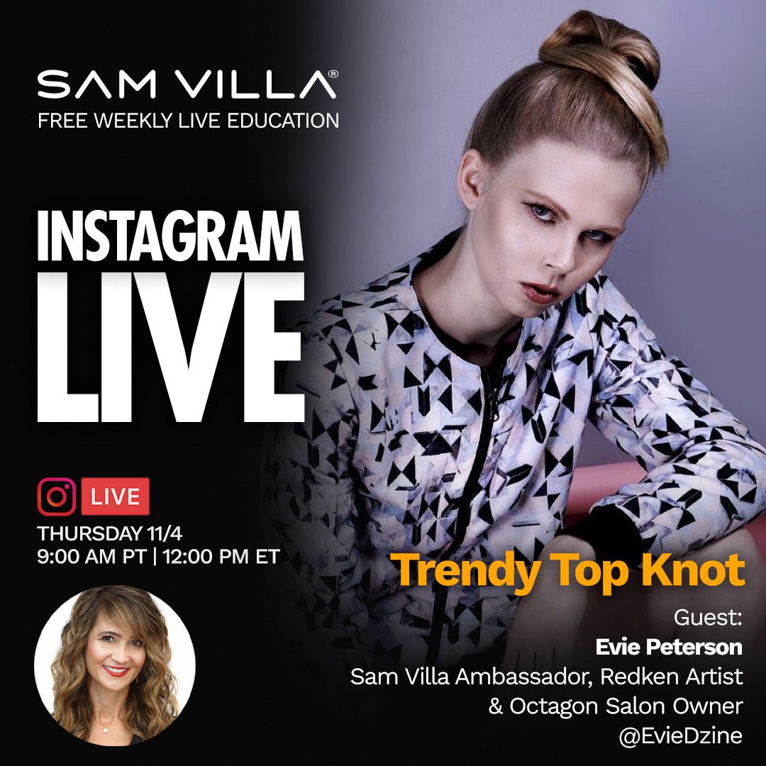 Trendy Top Knot - Sam Villa