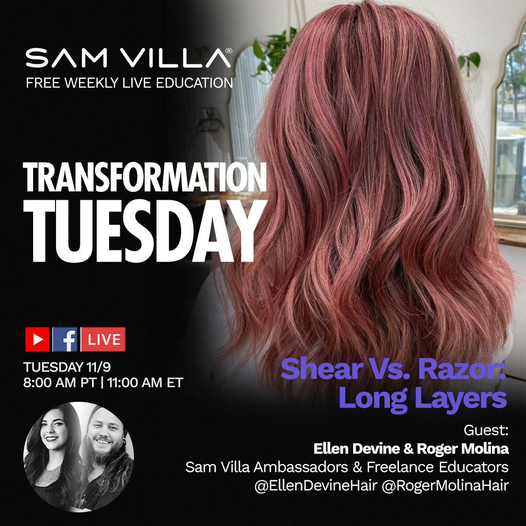 Shear Vs. Razor: Long Layers - Sam Villa