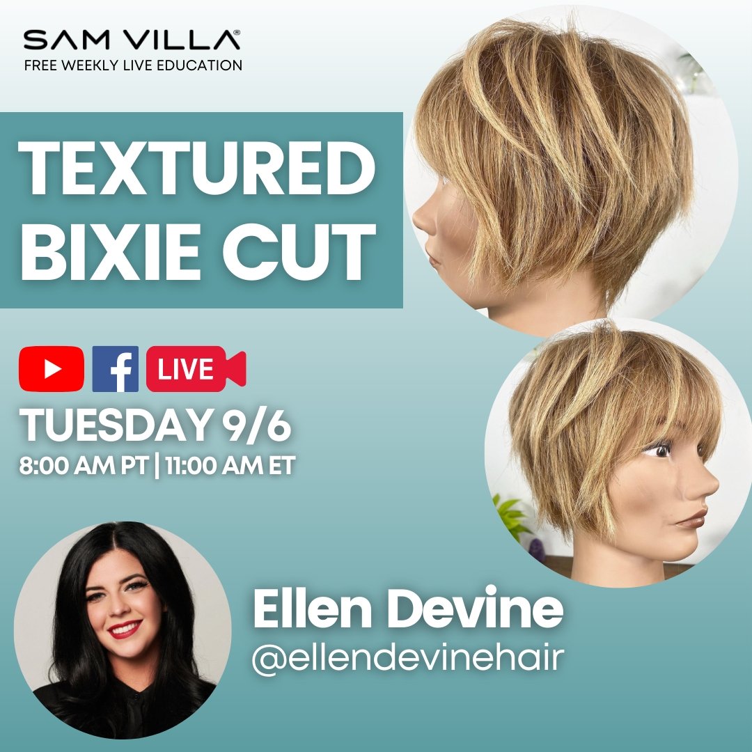 Textured Bixie Cut - Sam Villa