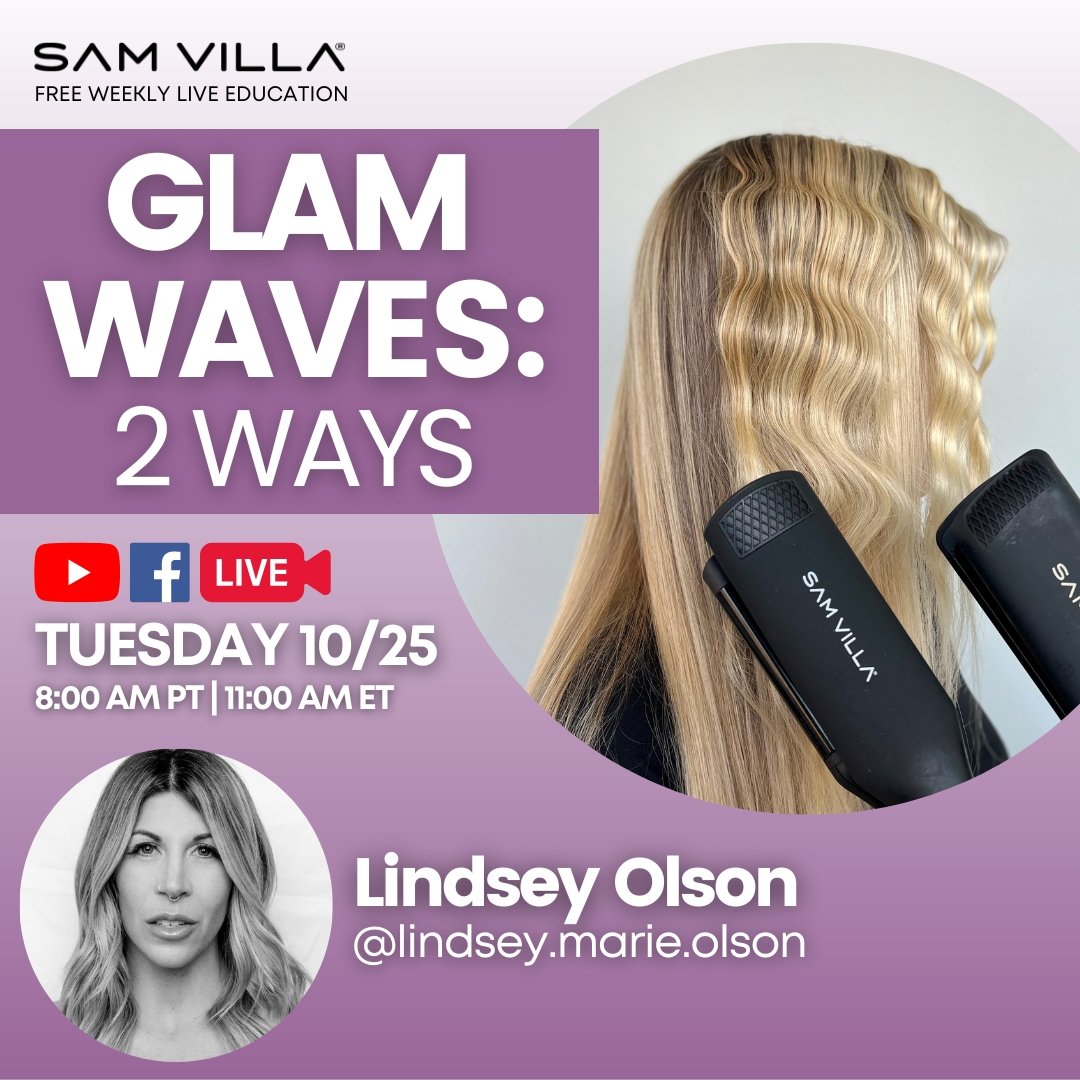 Glam Waves: 2 Ways - Sam Villa Pro