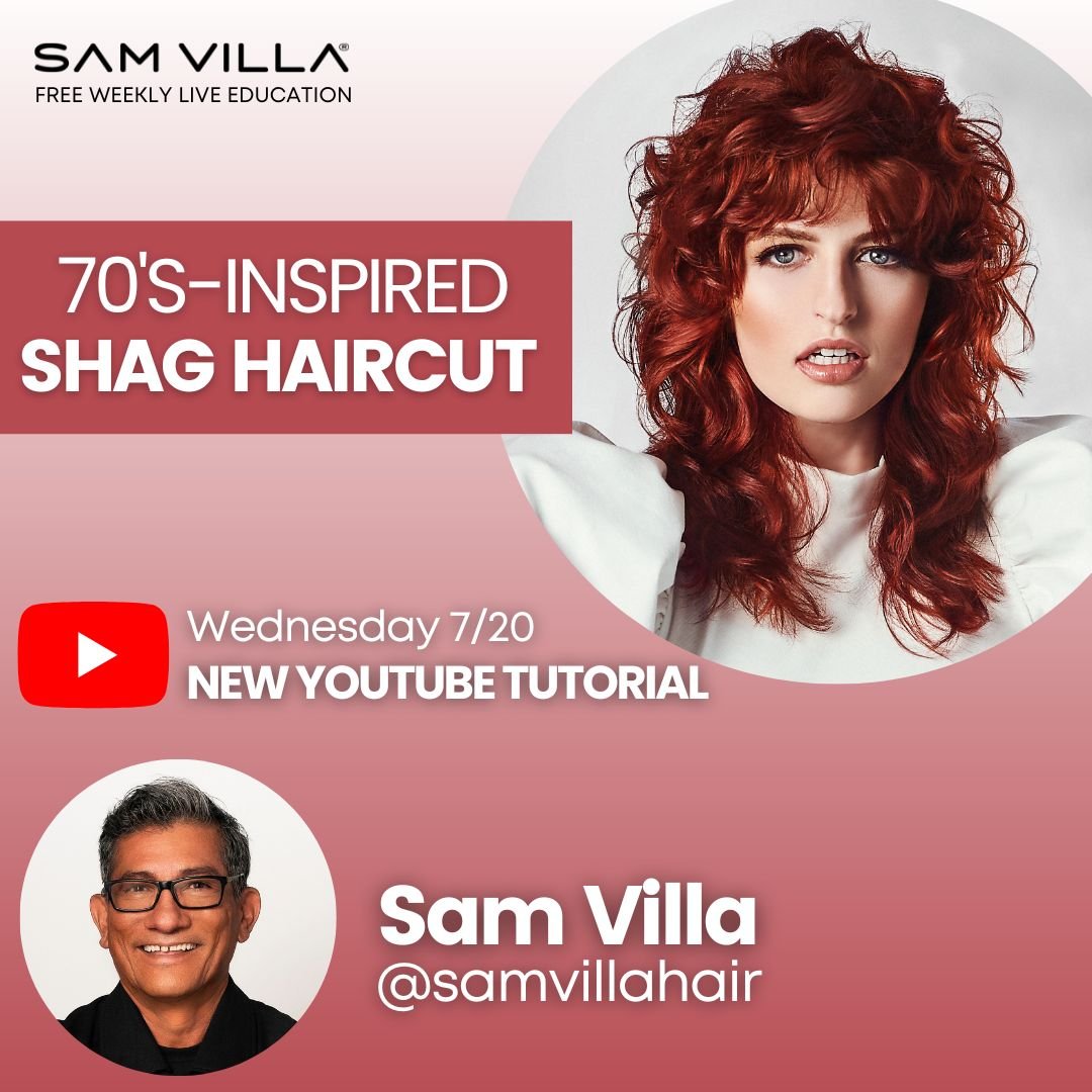 70's-Inspired Shag Haircut - Sam Villa
