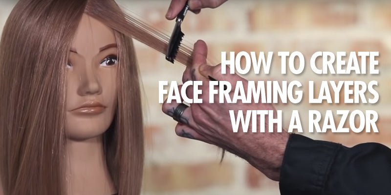 How To Create Face Framing Layers With A Razor (Accent The Cheekbones) - Sam Villa