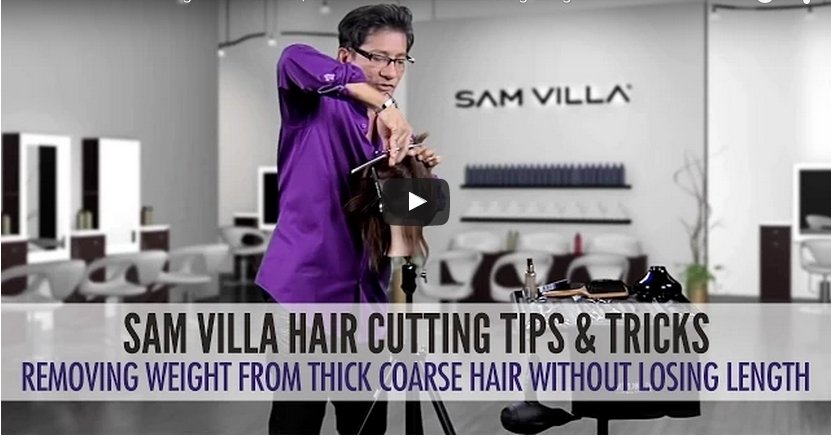 How to remove bulk from hair - Sam Villa Pro