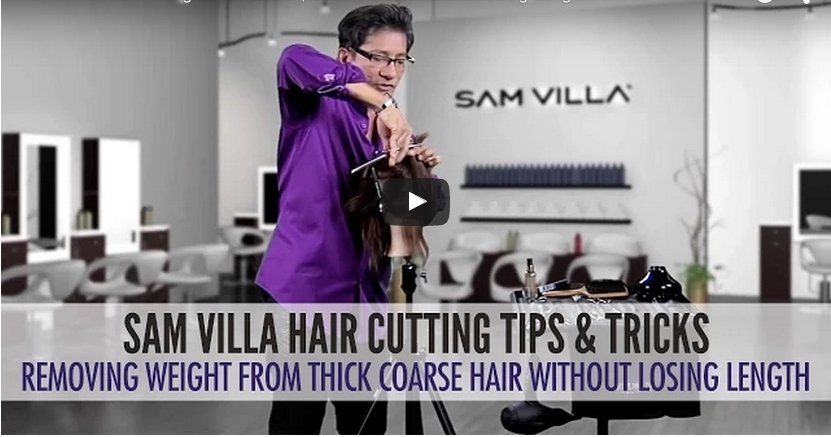 How to remove bulk from hair - Sam Villa