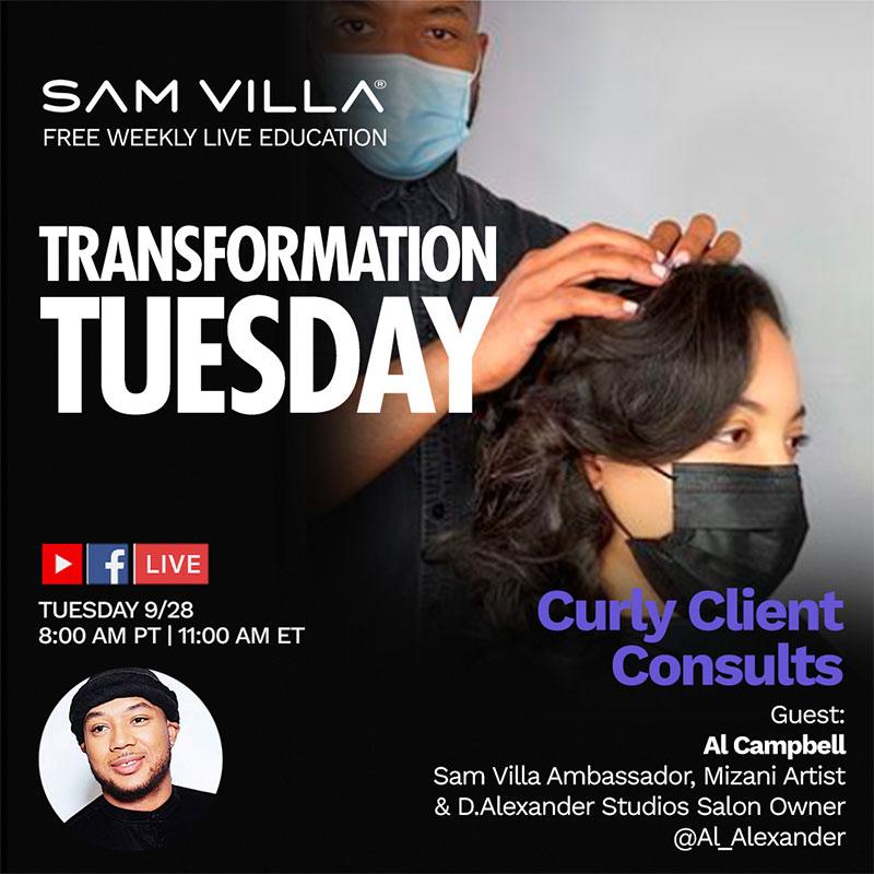 Curly Client Consults - Sam Villa Pro