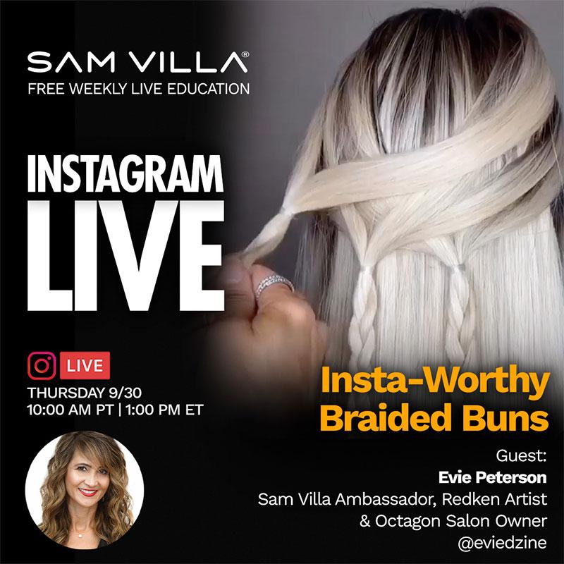 Insta-Worthy Braided Buns - Sam Villa