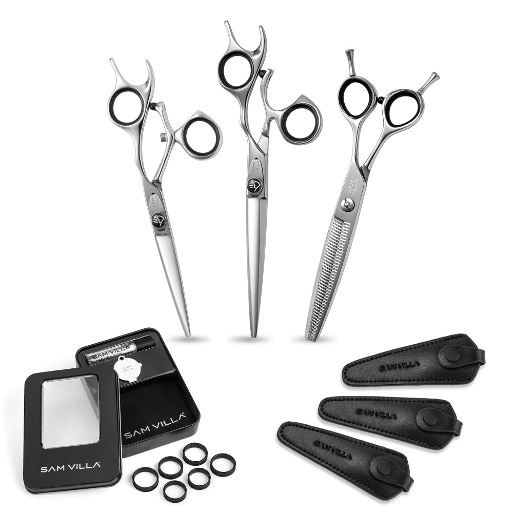 Sam's Favorite Shears Set ($1,647 Retail Value) - Right Handed - Sam Villa Pro